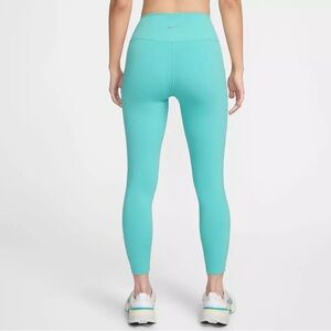 Nike One Women's Turquoise Leggings With Pockets